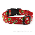 Adjustable Two Layers Nylon Dog Collar for Puppy